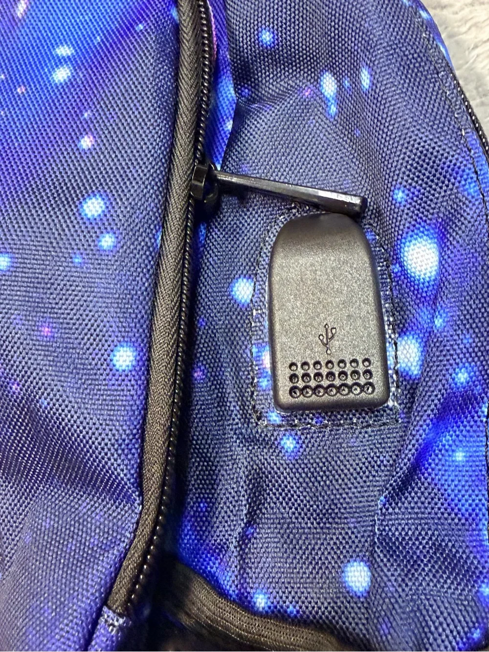 Galaxy Shark Kids Backpack - Blue & Red